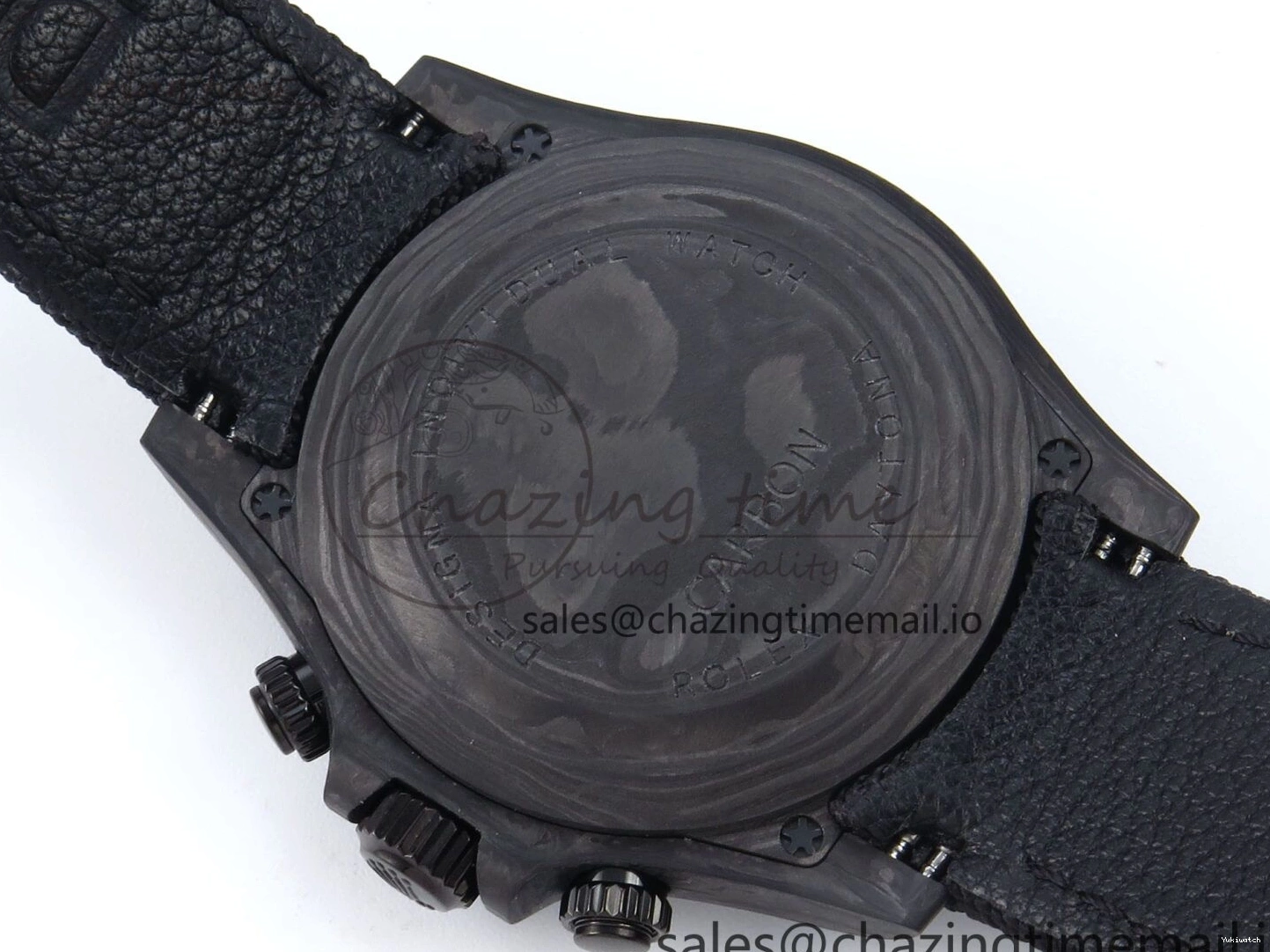 Best 40mm N6F Skeleton Black DD4801 Daytona Dial Gray Diw 1:1 Strap Edition Nylon 1126